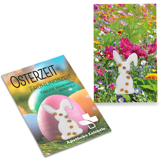 Samen-Karte-Mini Ostern - Sommerblumenmischung