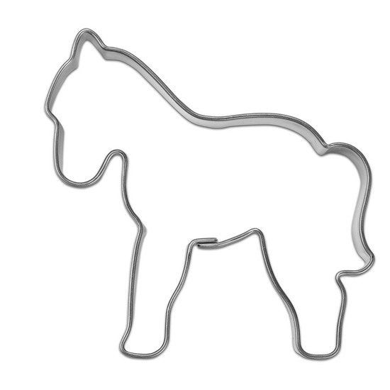 Backförmchen Single-Pack - Pferd 4/4-c, Lasergravur