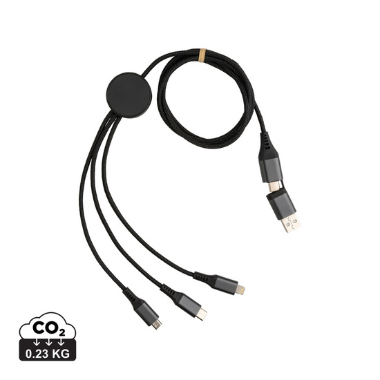 Terra 60W 120cm 6-in-1-Kabel aus RCS recyceltem Aluminium