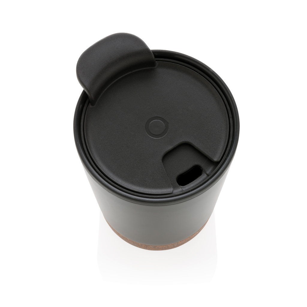 GRS rPP Edelstahl-Kaffeebecher mit Kork
