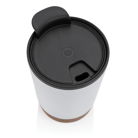 GRS rPP Edelstahl-Kaffeebecher mit Kork