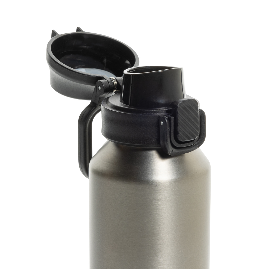 Via RCS Re-Steel Sportflasche mit Verschluss, 600ml