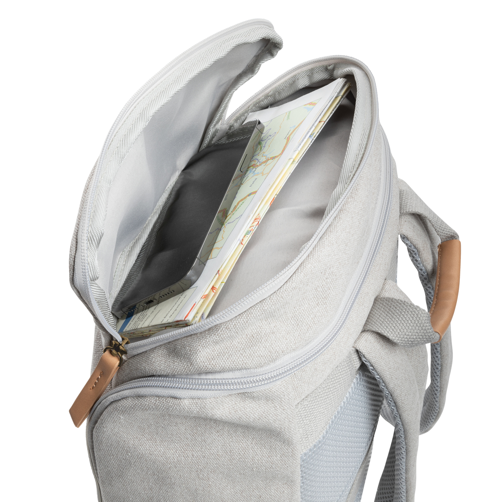 Impact AWARE™ 16 oz. r recyceltem canvas 15" Laptop-Rucksack
