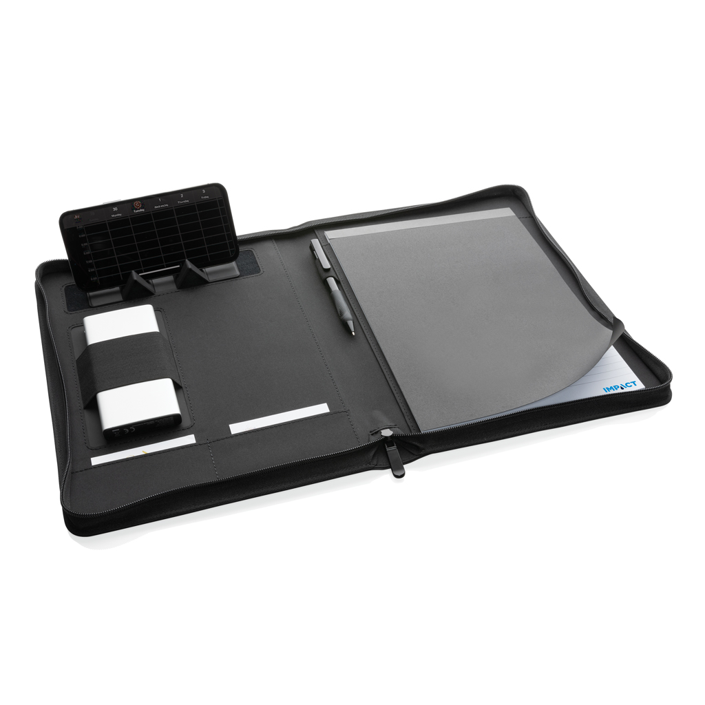 Impact Aware™ Deluxe 300D Tech Portfolio mit Reißverschluss