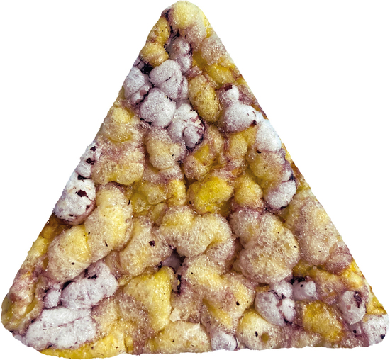 BIO Knusperecken Werbetüte, Inhalt: BIO Knusperecken Roter Reis-Kichererbse ca. 12 g