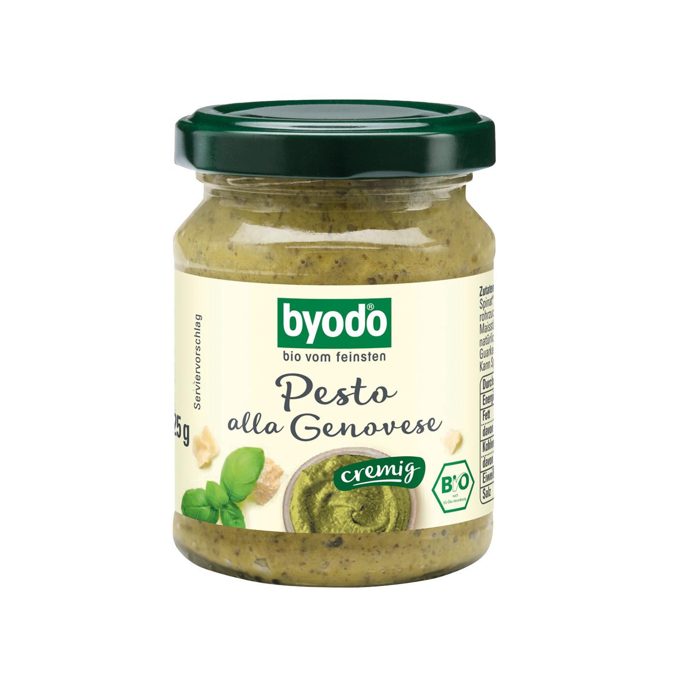 BIO Pesto im Werbekarton, Inhalt: BIO Pesto Calabrese