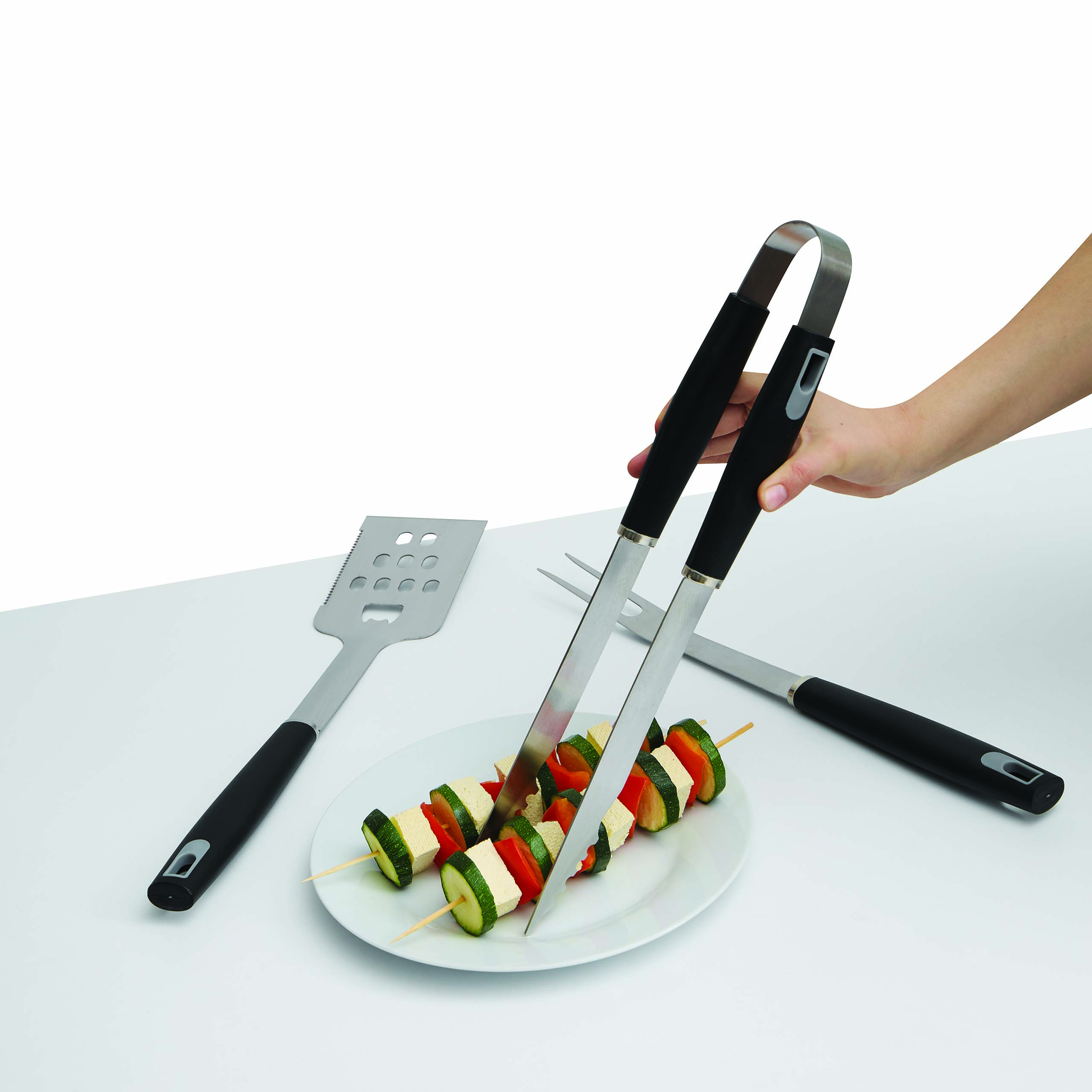 Edelstahl-Grillbesteck PRETTY BBQ 56-0604078