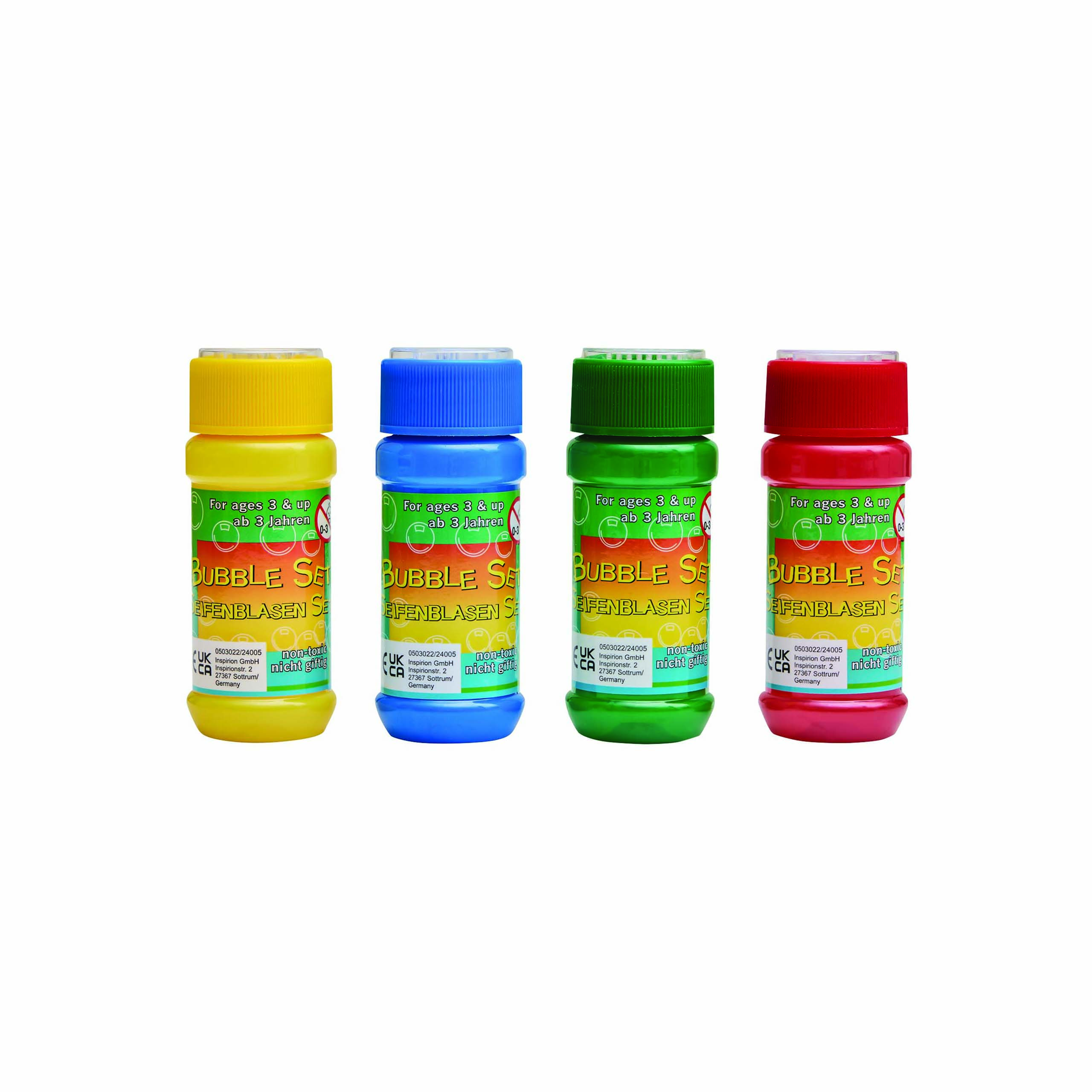 Seifenblasen AIR BUBBLE, 4 sortierte Farben, Preis pro Stück