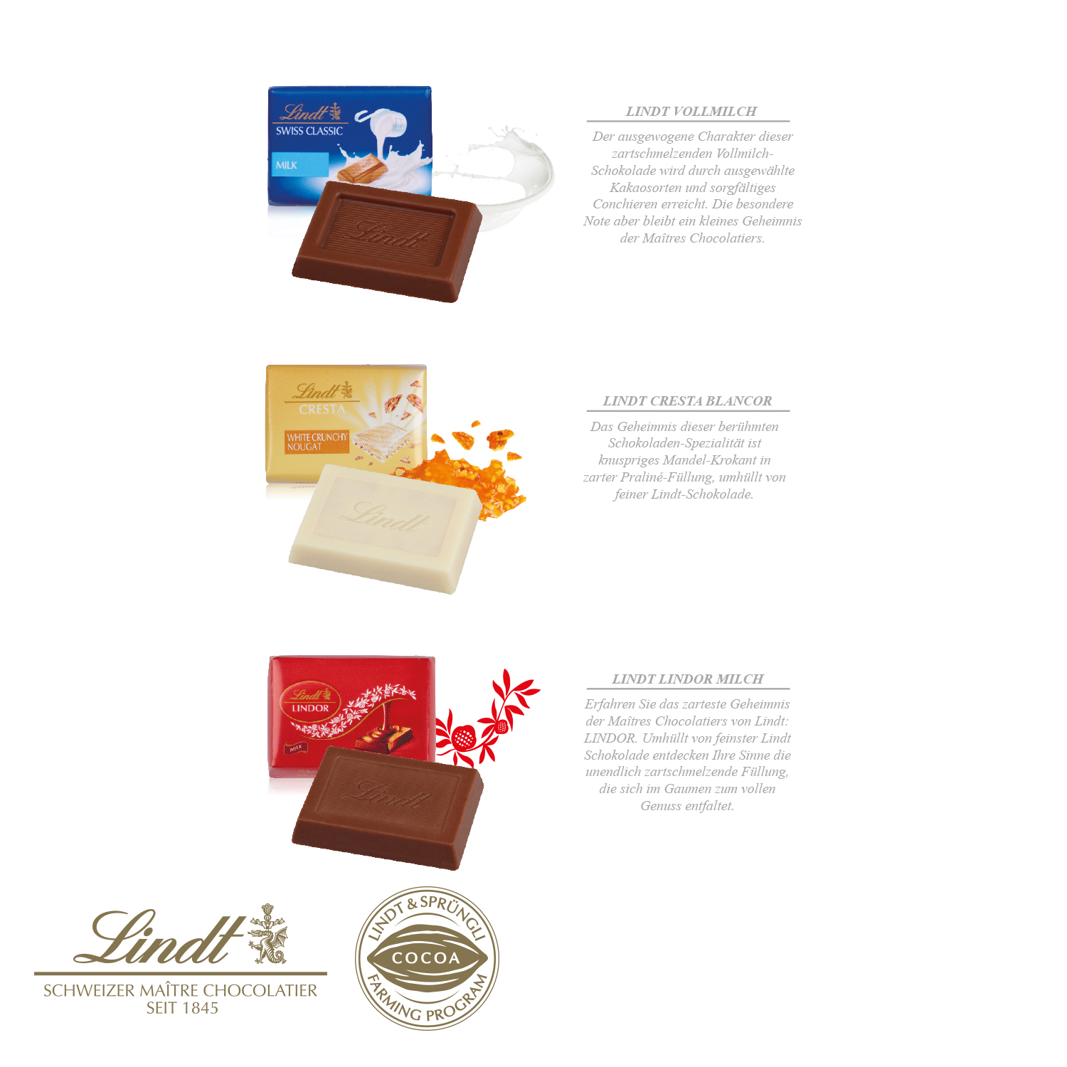 Wand-Adventskalender „Lindt Exklusiv“