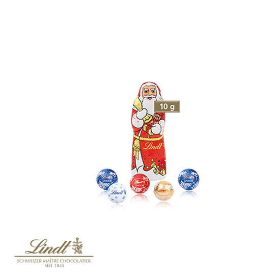 3D Präsent "Rentier" mit Lindt Minis und Nikolaus