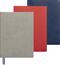 Notizbuch Office Recycling Flex A5+, rot/grau, flexibler Einband