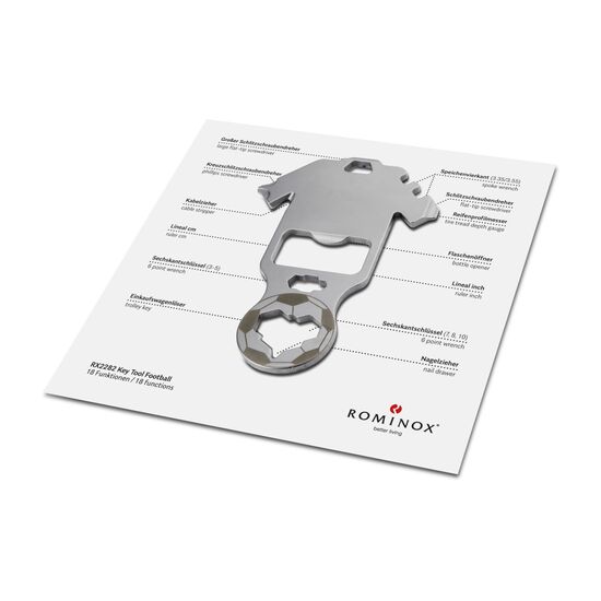 ROMINOX® Key Tool // Football - 18 Funktionen