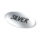 Vinyl Sticker Oval 40x20mm