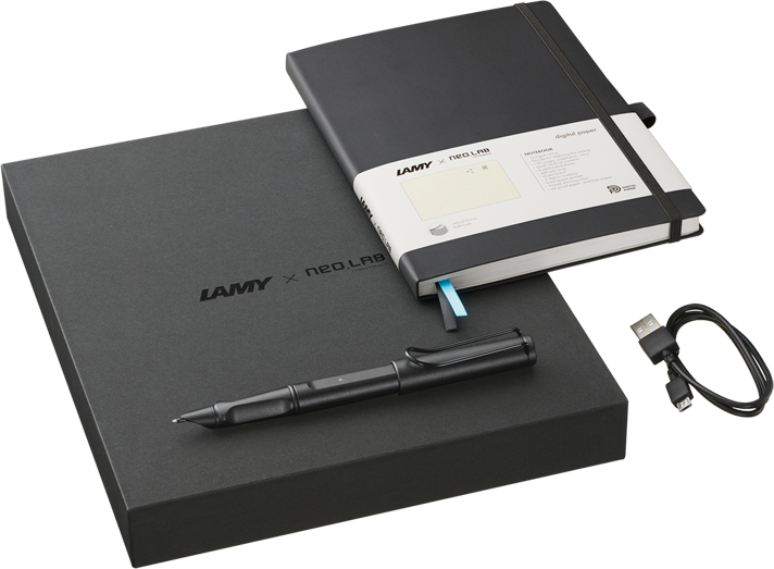 Digital Writing LAMY safari all black ncode Set all-black