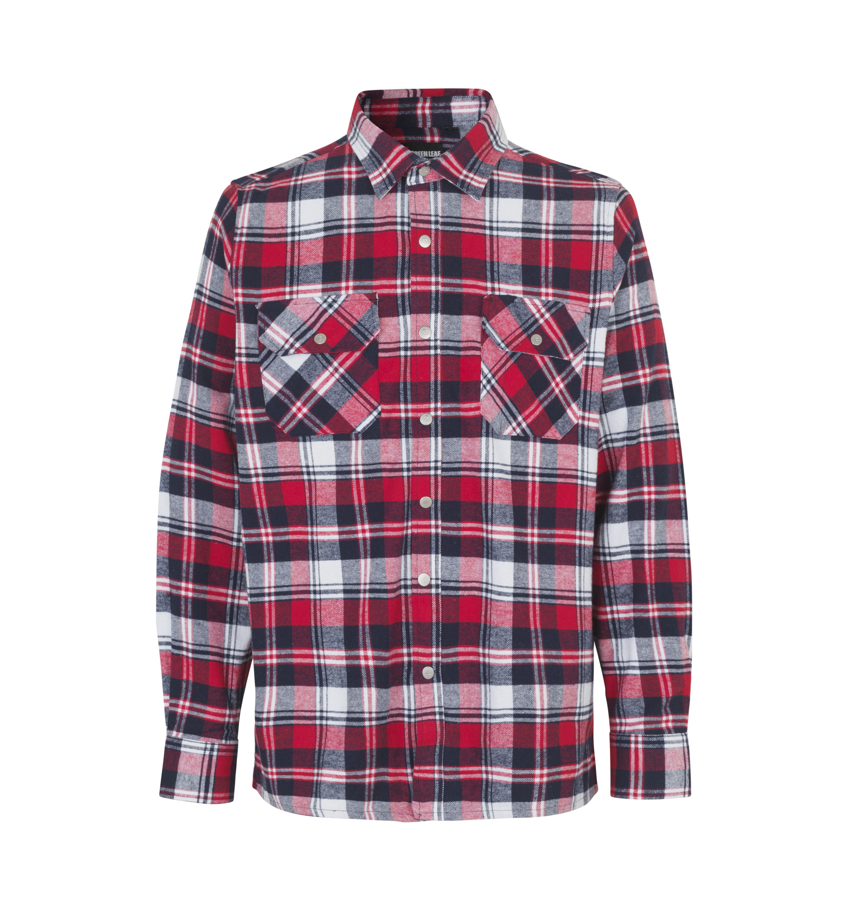 Hemd Green Leaf | Druckknopf