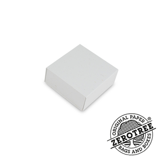 Luxus Magnetfaltkartonagen VPD086 14 x 14,5 x 5,7 cm weiss/Strohfasern