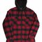 BU8620 Men´s Flannel Jacket With Sherpa Hoodie