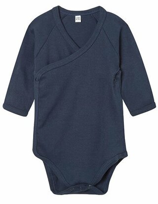 BZ60 Baby Long Sleeve Kimono Bodysuit
