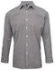 Men`s Microcheck (Gingham) Long Sleeve Cotton Shirt