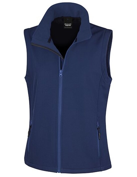 Ladies` Printable Soft Shell Bodywarmer