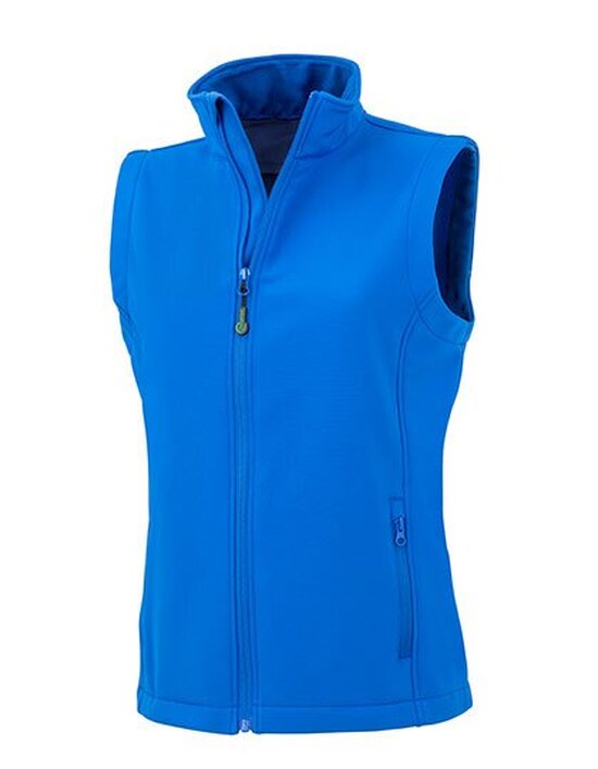 Womens Recycled 2-Layer Printable Softshell Bodywarmer