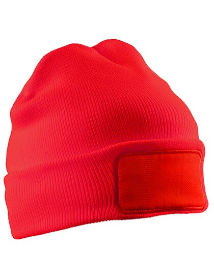 Recycled Double Knit Printers Beanie