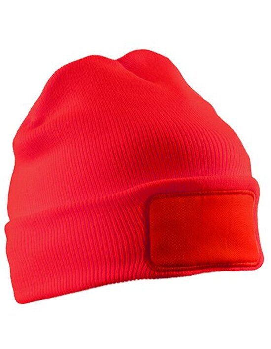 Recycled Double Knit Printers Beanie