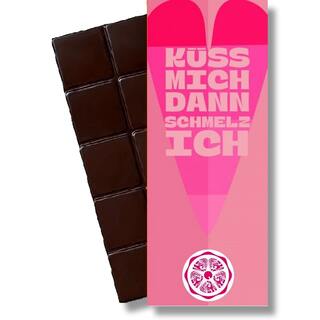 Sweet Greets Schokolade 50% "Küss mich, dann schmelz ich"