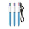 BIC® 4 Colours Shine mit Lanyard-Kugelschreiber